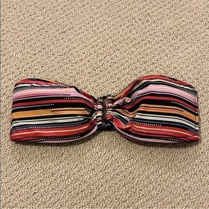 🩵FREE WITH PURCHASE🩵 Baltex Strapless Bikini Striped Multicolor Bandeau Top 12